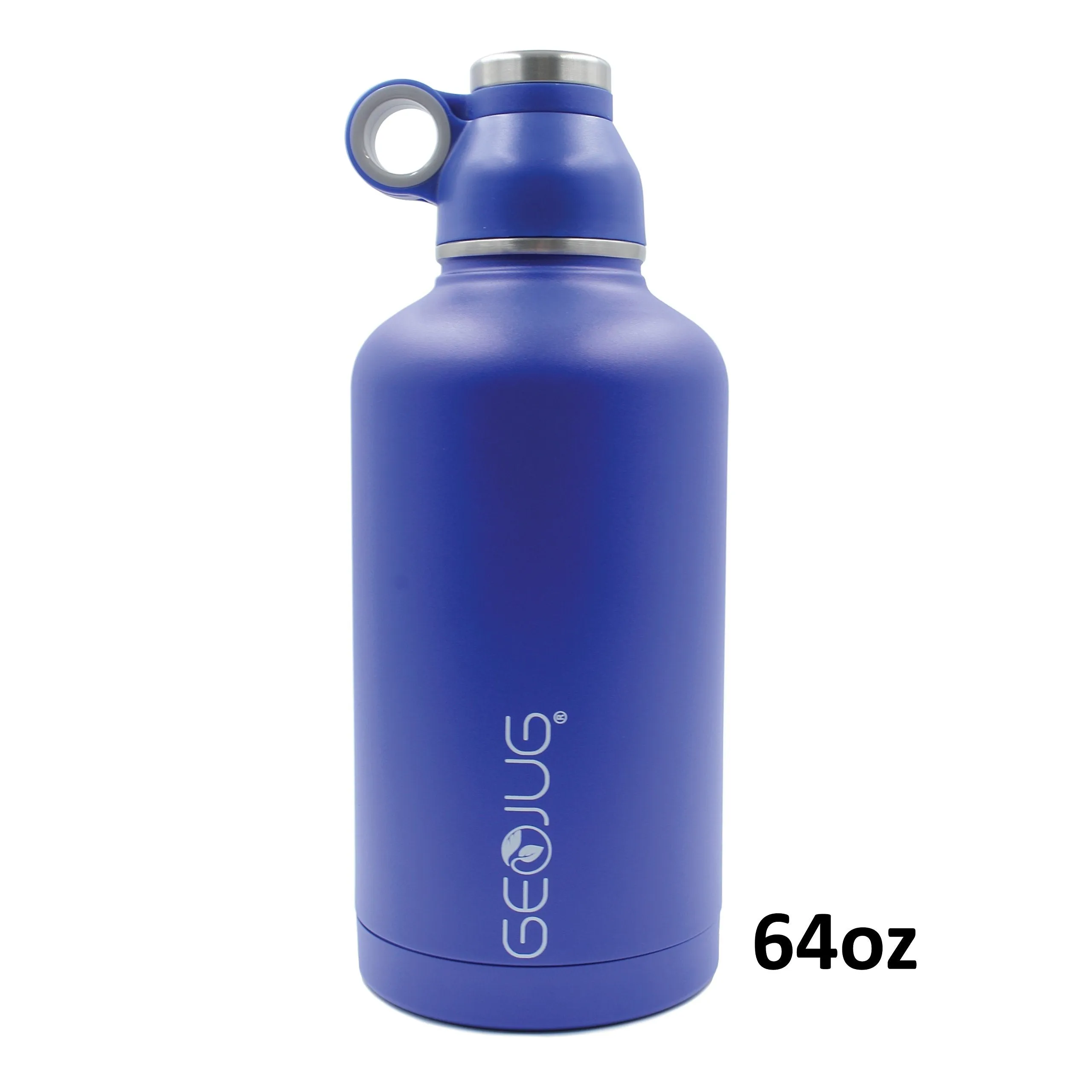 Brentwood GeoJug G-1032BK Water Bottle Stainless Steel Vacuum Insulated,32 oz,Black