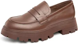 Cestfini Platform Chunky Loafers for Women