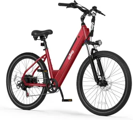 Cityone 2.0 Electric Bike for Adults,Up to 65Miles,28MPH,1200W Peak Motor 26" Ebike,499WH UL2849 Certified Battery Electric Commuter Bicycle with Front Suspension & 7-Speed Ebikes