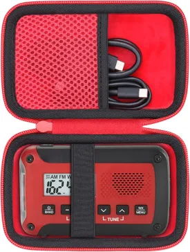 co2CREA Hard Case Replacement for Midland ER10VP Emergency Alert Radio Flashlight