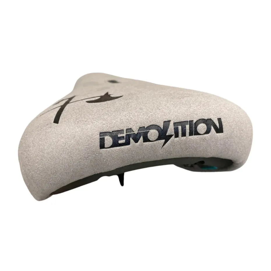 Demolition Axes Embossed Fat Pivotal Seat - Grey