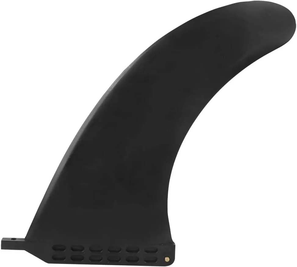EVTSCAN 9 inch Large Surfboard Fin, PVC SUP Single Fin, Center Fin for Surfboard Longboard Paddleboard, Beginner Surf Gear, Free No-Tool Screw