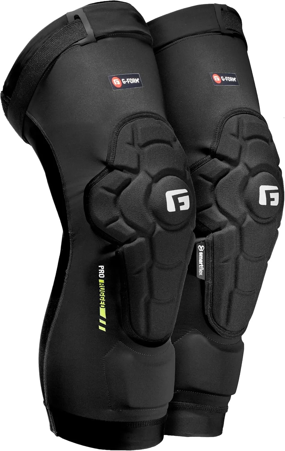 G-Form Pro-Rugged 2 MTB Knee Guards - Compression Knee Gear for Protection - Comfortable Knee Guards for Men & Women - Breathable & Durable Knee Guards for Mountain Biking - Storm Blue, Adult XS