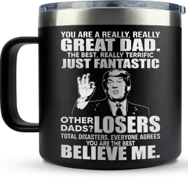 Gifts for Dad from Daughter, Son - Father's Day Gifts for Dad, Men - Dads Birthday Gift Ideas, Happy Birthday gifts for Dads, Fathers - Best Dad Ever Gift, Coffee Mug for dad 14 Oz, Best dad Mug