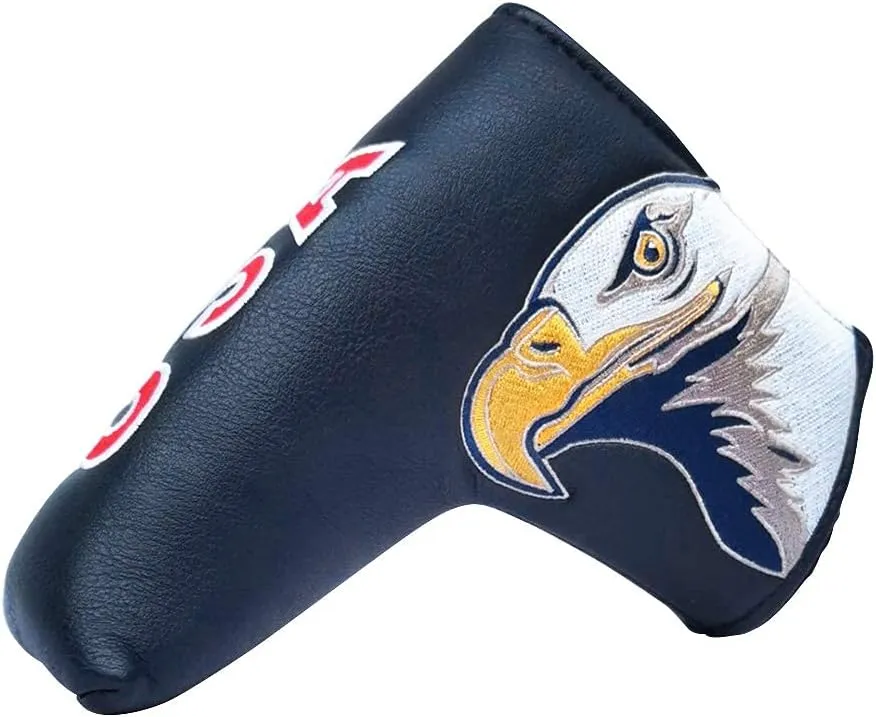 Golf Blade Putter Cover Golf Putter Headcover Synthetic Leather Closure for Scotty Cameron Odyssey Blade Taylormade Ping