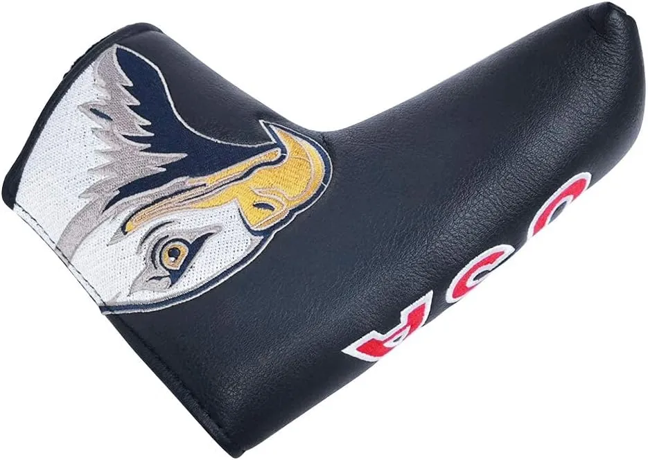 Golf Blade Putter Cover Golf Putter Headcover Synthetic Leather Closure for Scotty Cameron Odyssey Blade Taylormade Ping