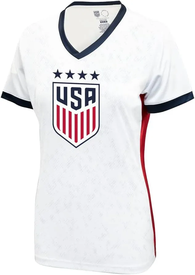 Icon Sports U.S.Women Soccer Game Day Tee - Officially Licensed Unisex Adult Short Sleeve Polyester T-Shirt