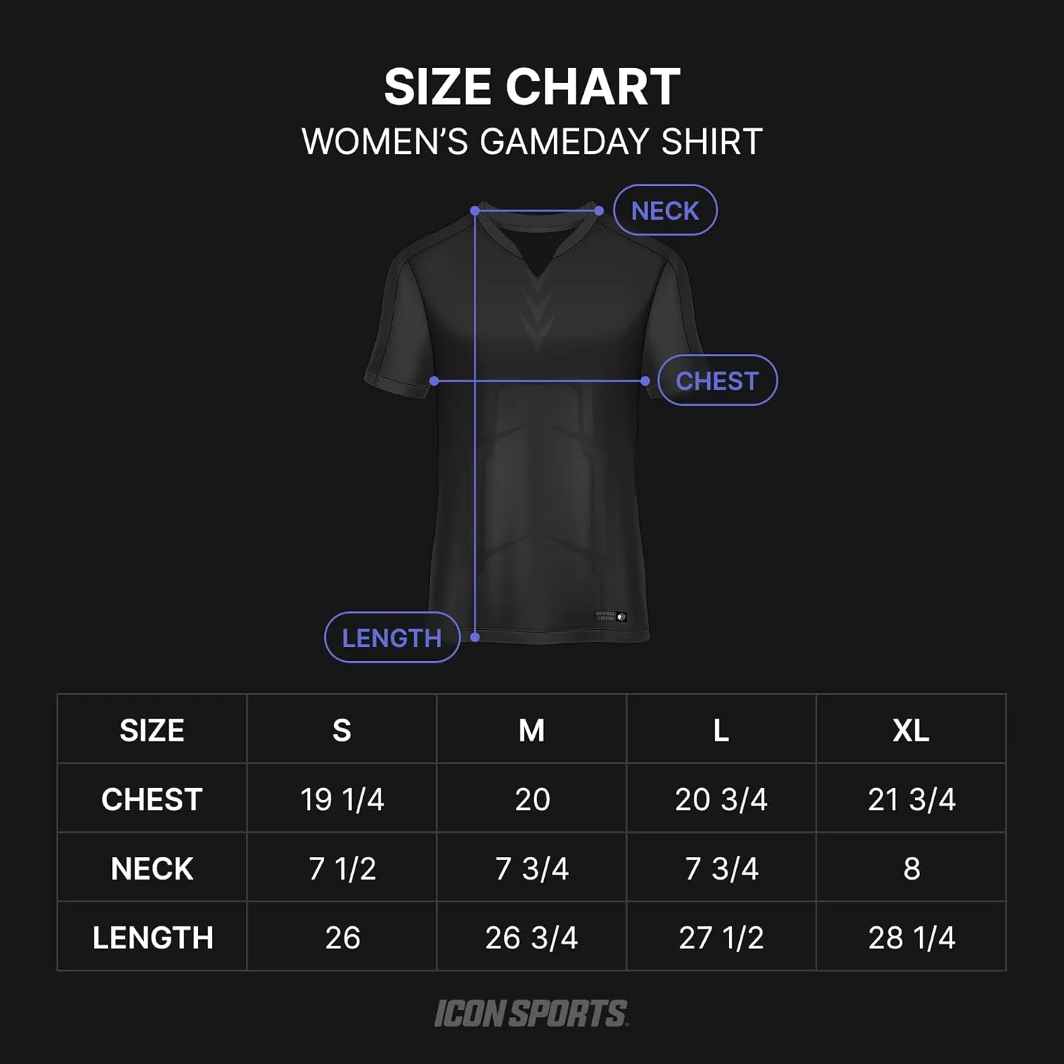 Icon Sports U.S.Women Soccer Game Day Tee - Officially Licensed Unisex Adult Short Sleeve Polyester T-Shirt