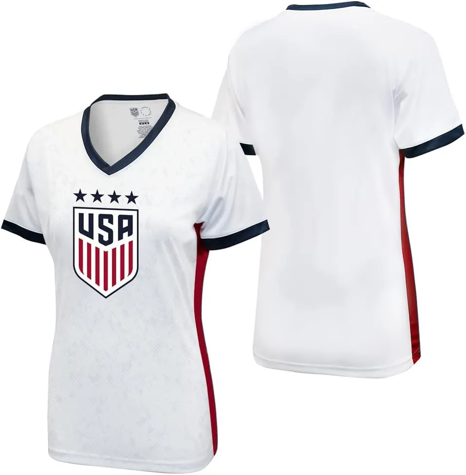 Icon Sports U.S.Women Soccer Game Day Tee - Officially Licensed Unisex Adult Short Sleeve Polyester T-Shirt