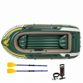 Inflatable Rafts 4 Person Inflatable Boat Thickened Hovercraft WearResisting Kayak Assault Rubber Boats