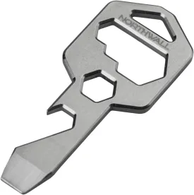 Keychain Multi-Tool 100% Titanium - Edc Survival Tactical Gear - 10 Tools in 1 [Bottle Opener, Wrench, Screw Driver, Key Clip, etc.] Universal Everyday Carry Pocket and Backpack Tool