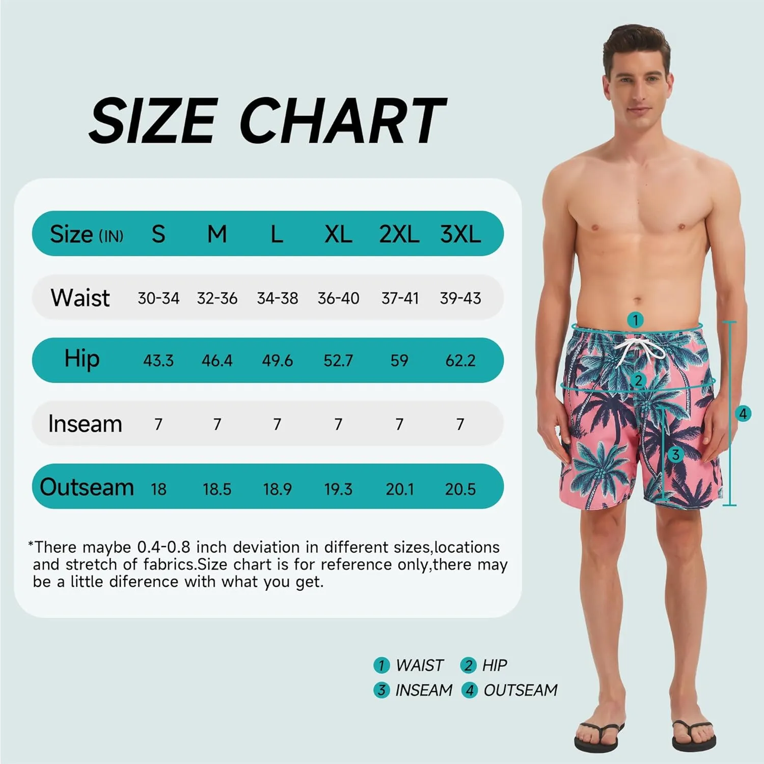 Mens Swim Trunks Swimsuit Trunks Swim Shorts Swimwear