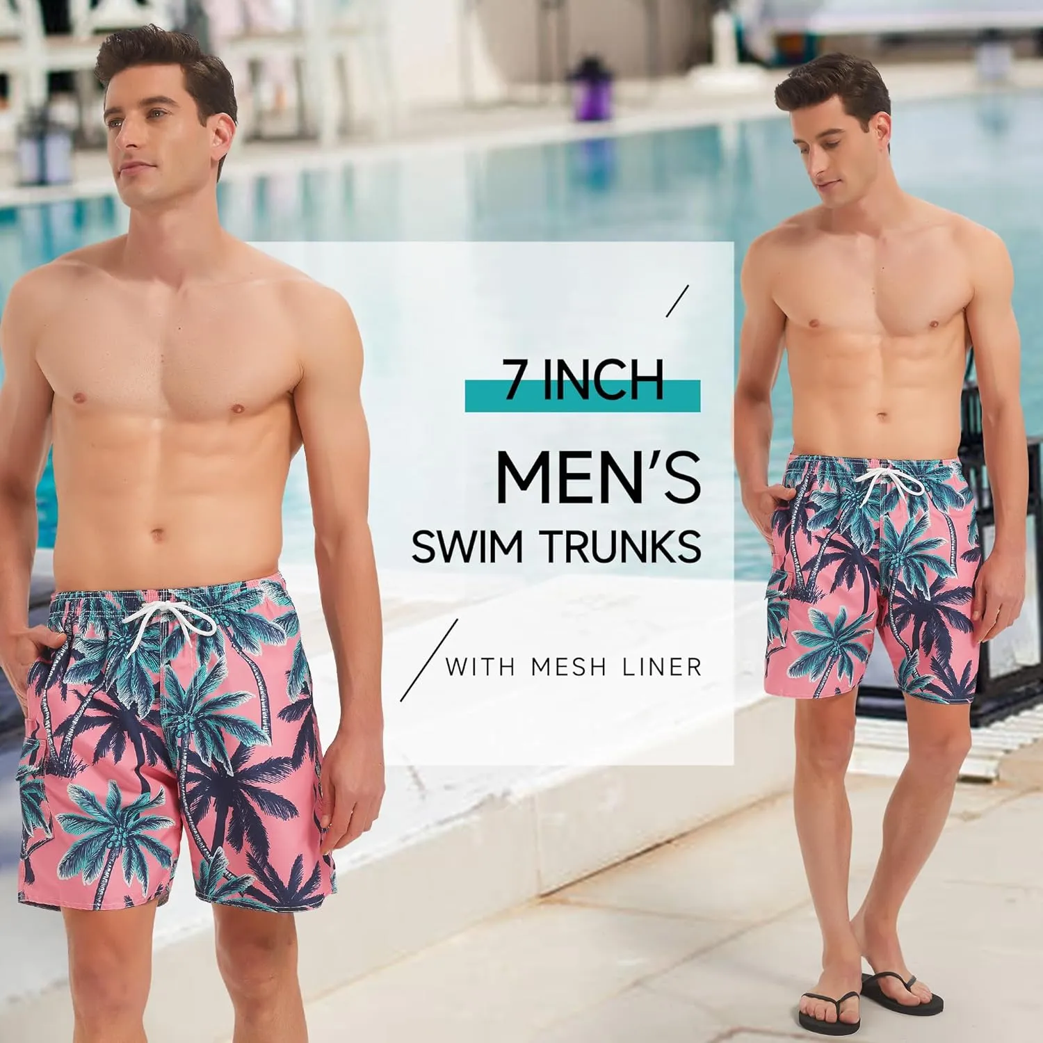 Mens Swim Trunks Swimsuit Trunks Swim Shorts Swimwear