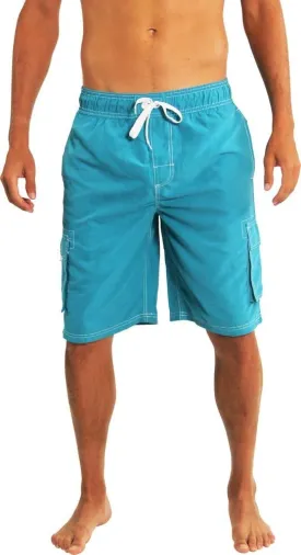 NORTY Mens Big Extended Size Swim Trunks - Mens Plus King Size Swimsuit Thru 5X
