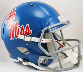 Riddell NCAA Mississippi Old Miss Rebels Helmet Full Size Replica, One Size, Team Color