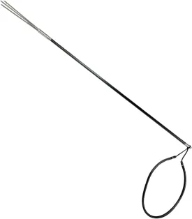 Scuba Choice Carbon Fiber 5' One Piece Spearfishing Pole Spear with 3 Prong Barb SS Paralyzer Tip