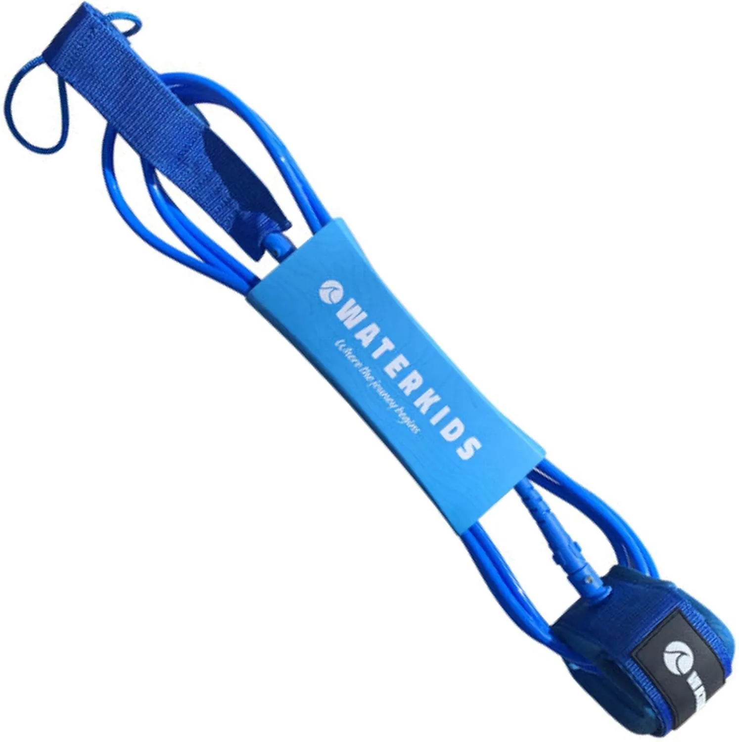 SUP Leash for Kids, Premium Adjustable 10ft Kids Paddle Board Leash, Youth Size Padded Ankle Leash Great for Children, Teens & Adults, One Size Fits All