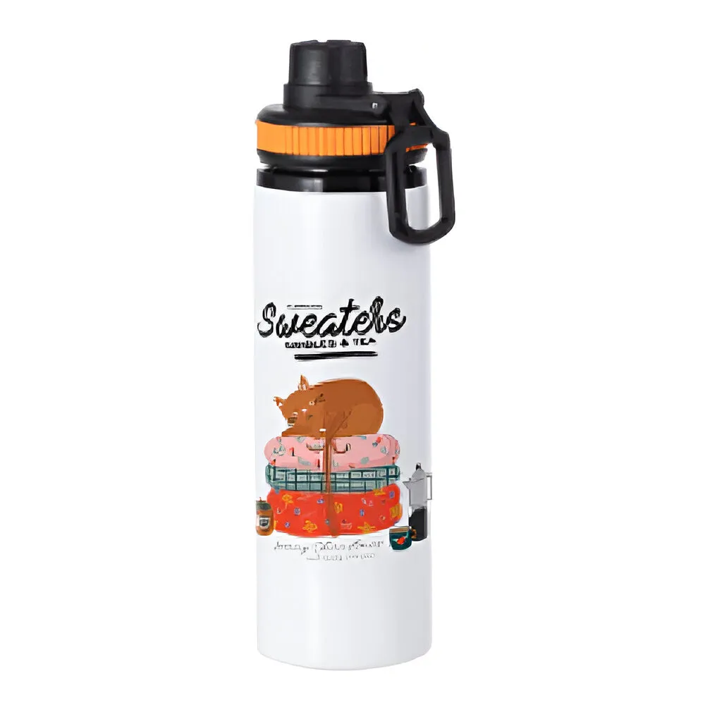 Water Bottles - PROVENTURER - 850ml Flip Bottle - YELLOW