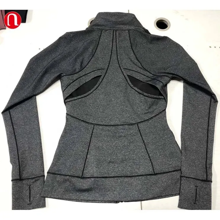 Women's Running Jackets - Long Sleeve Yoga Fitness Workout Jacket for Active Women